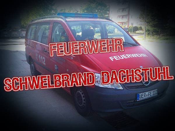 Einsatzstichwort: Schwelbrand Dachstuhl Putenfarm