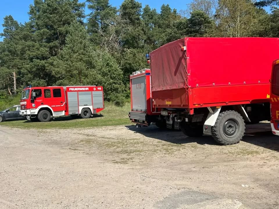 B Feuer Groß- Waldbrand