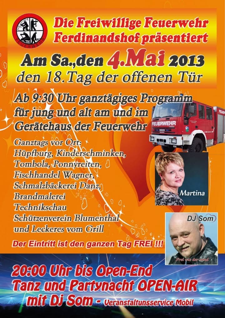112 Jahre Freiwillige Feuerwehr Ferdinandshof