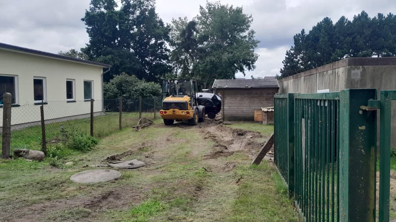 Auf den Bagger, fertig, Los!