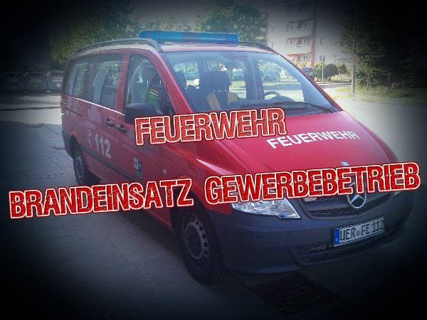 Einsatzstichwort: Stallgebäudebrand Putenfarm