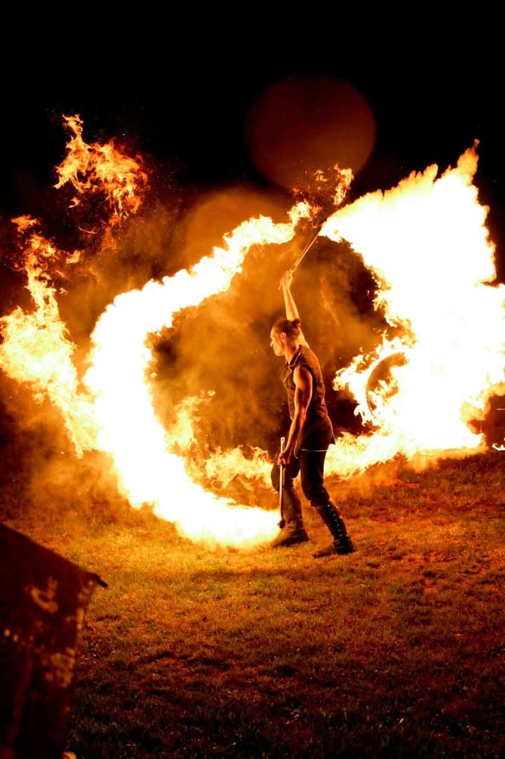 Gewaltige Feuershow