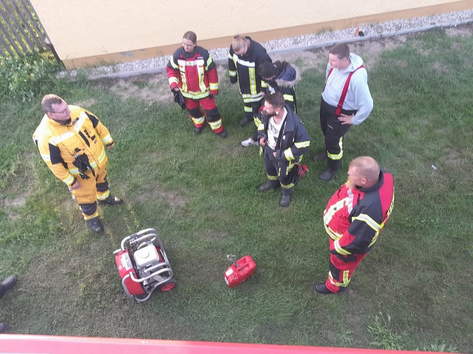 Heute gab es eine spontane Aus- und Weiterbildung für ein kleinen Teil unserer Truppe...