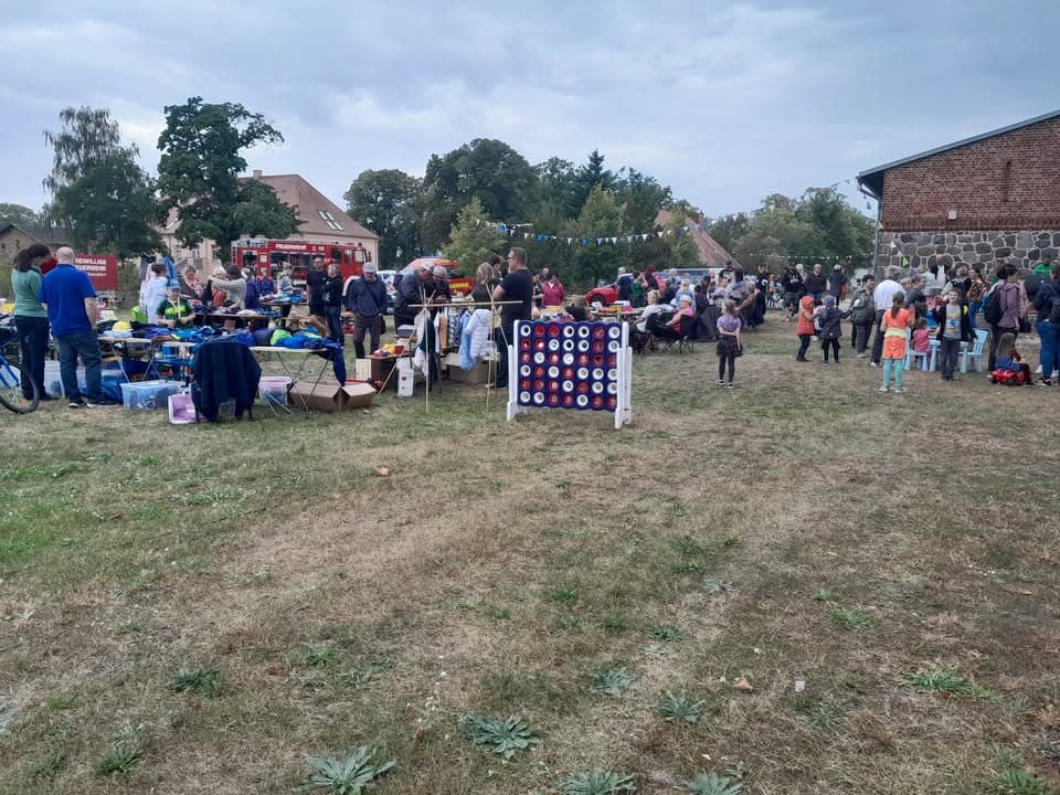 Heute sind wir auf dem Drachenfest in Ferdinandshof auf dem Gutshof aktiv.