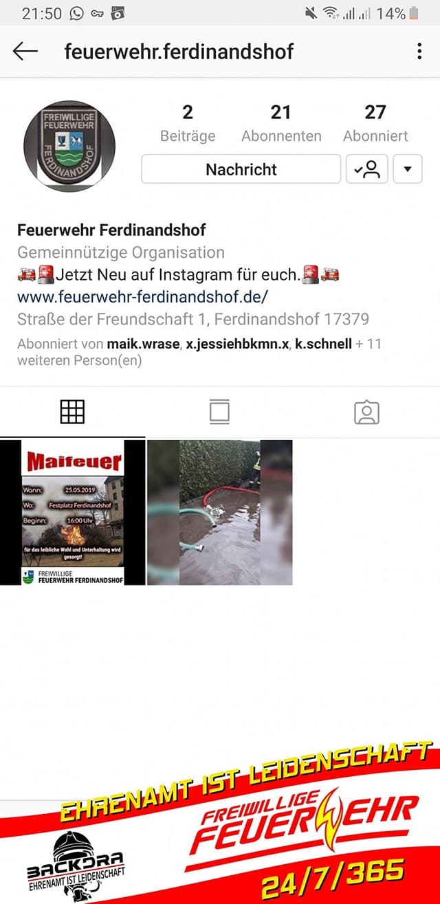 Jetzt neu auf Instagram für euch Vertreten