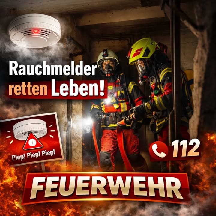 Rauchmelder retten Leben!