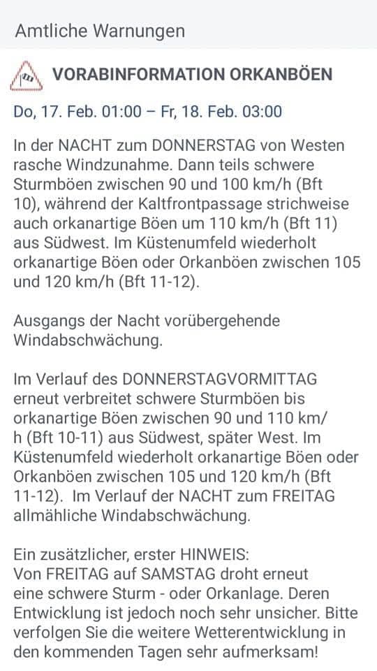 Vorabinformation