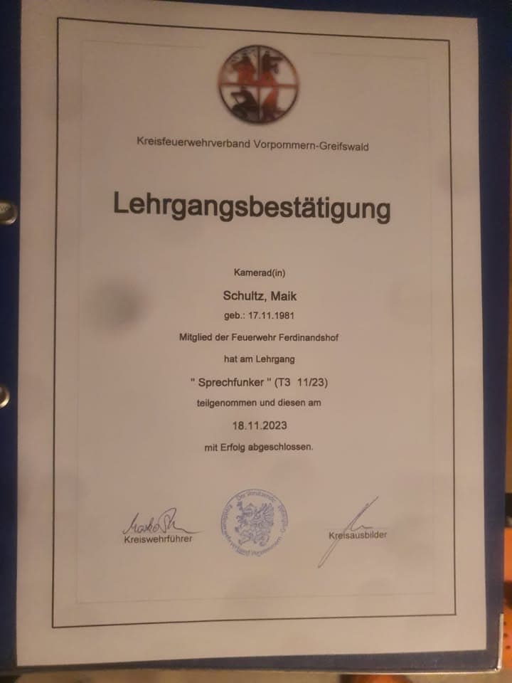 +++ Wieder neue Fachkräfte +++