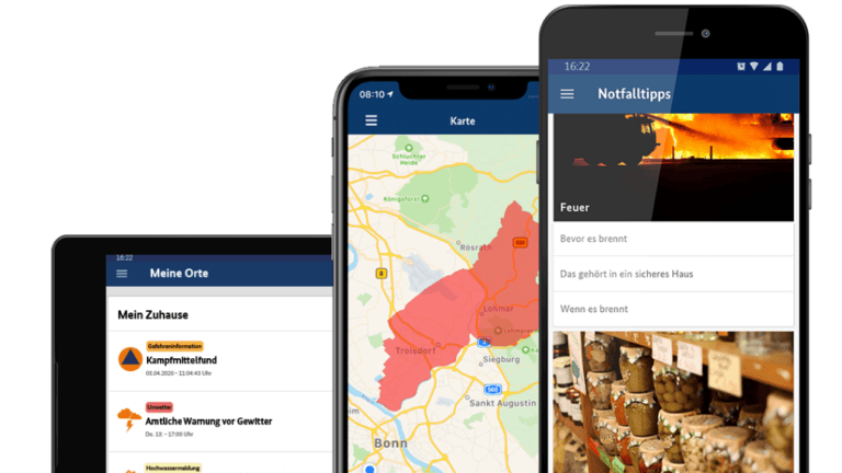NINA App – Warnungen und Informationen auf einen Blick