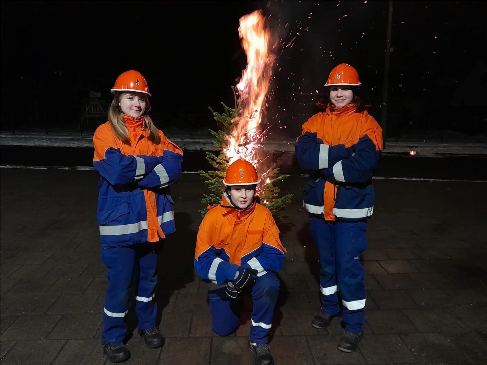 Weihnachtsbaumverbrennen
