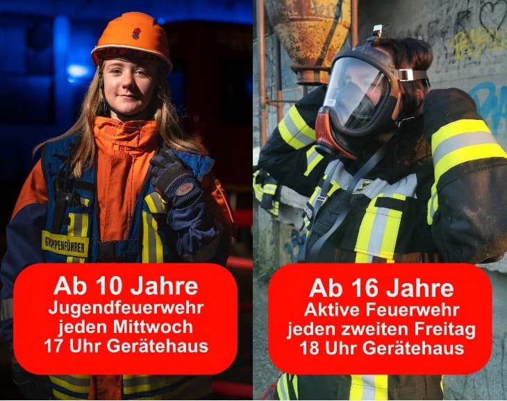 Werbung: Wir suchen dich – Mitglied werden bei der Freiwilligen Feuerwehr Ferdinandshof